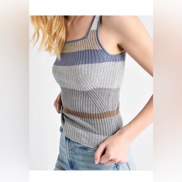 Splendid Georgie Cashmere Blend Stripe Tank - Picture 2 of 10